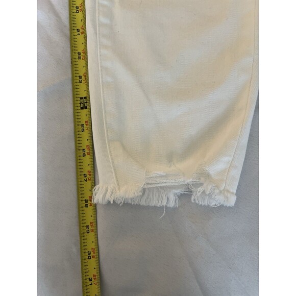 KanCan Jeans Womens 13/30 White Rise Super Skinny Button Fly - Picture 2 of 12